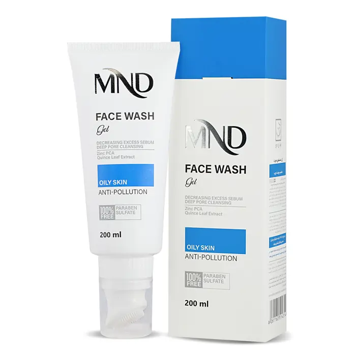 ژل شستشوی صورت ام ان دی مناسب پوست چرب