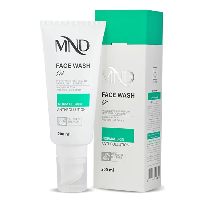 ژل شستشوی صورت ام ان دی مناسب پوست معمولی